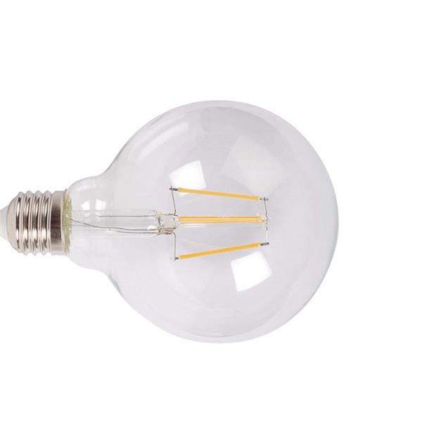 Lámpara classic DUOLEC globo G95 transpa
