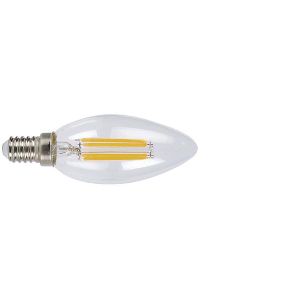 Lámpara classic DUOLEC vela transparente