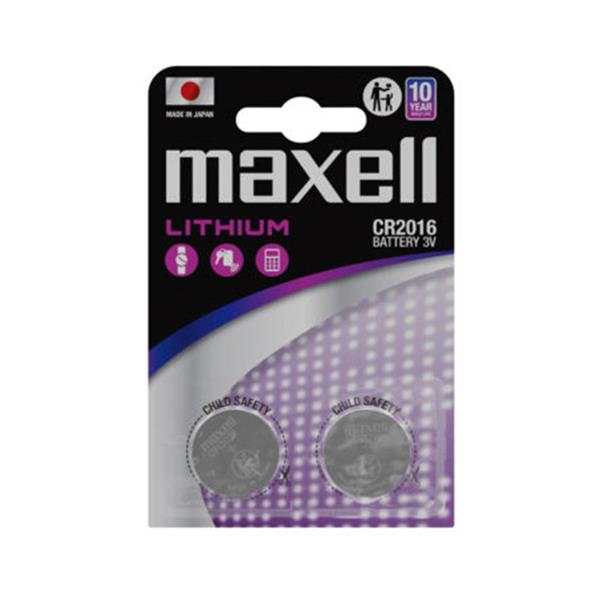 Pila botón litio MAXELL