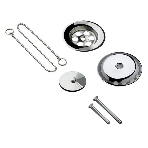 Tapón lavabo, conjunto embellecedor HABI