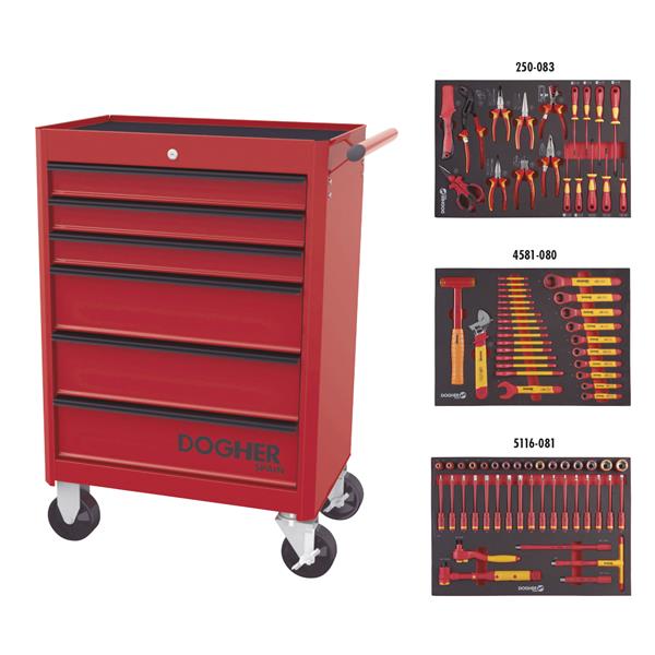 CARRO MECANICO VDE STD 6 CAJONES 84 HTA