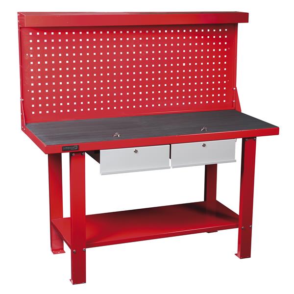 MESA TRABAJO 2 CAJON+PANEL 1500X640X1550