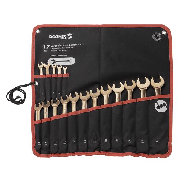 BOLSA NYLON 17 LLAVES COMB 3-22MM CU-BE