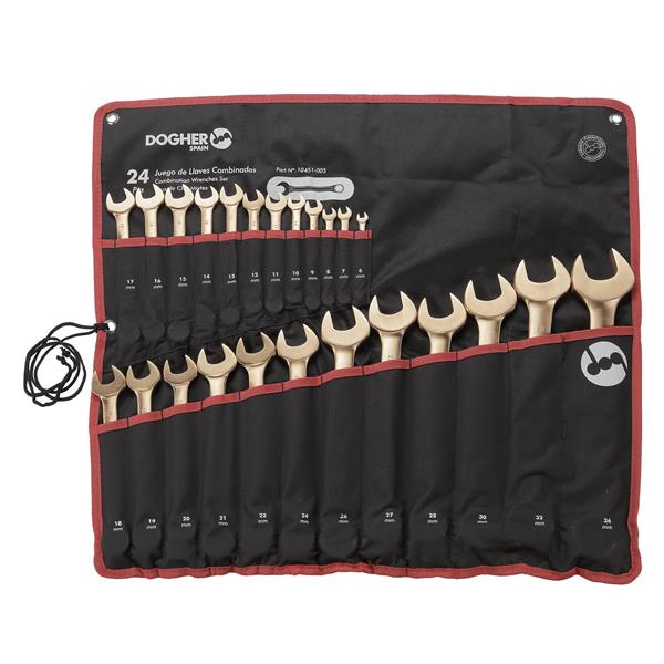 BOLSA 24 LLAVES COMBINADAS 6-36MM CU-BE
