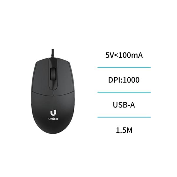 RATON CON CABLE NEGRO