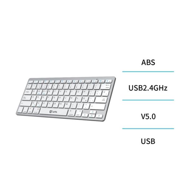 TECLADO BT SLIM BLANCO UNICO