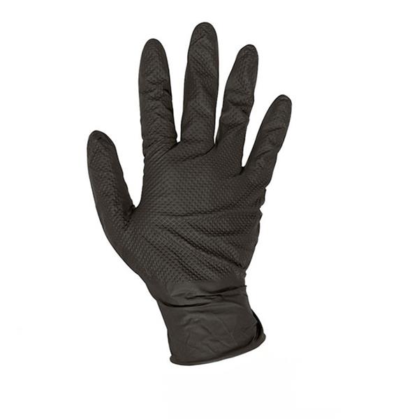 GUANTE NITRILO DESECHABLE WORK-13 NG T9