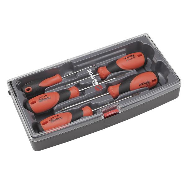 JUEGO DEST.CAJA PLAST. 5PZAS INOX. PL-PH
