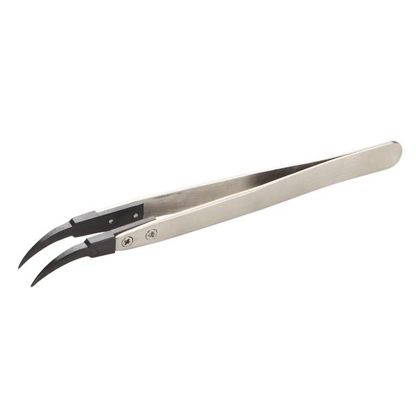 PINZA ESD P/FINA CURVA FIB.CARBONO 130MM
