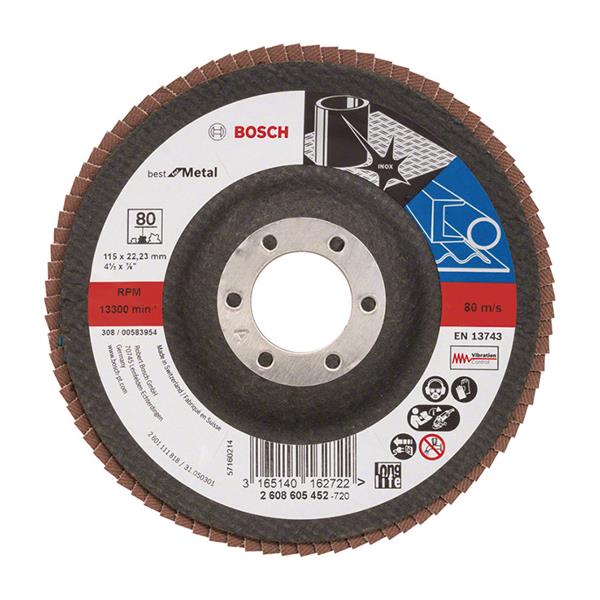 DISCOS DE LAMINAS 115X22 G80 1U.