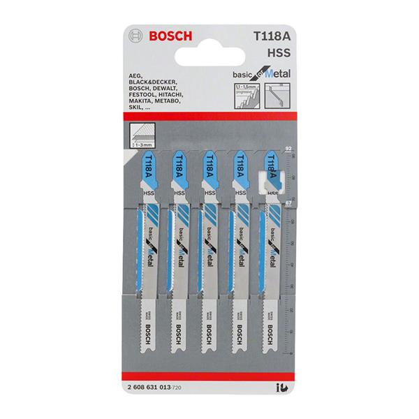 HOJAS DE SIERRA CALAR T118A 5U.