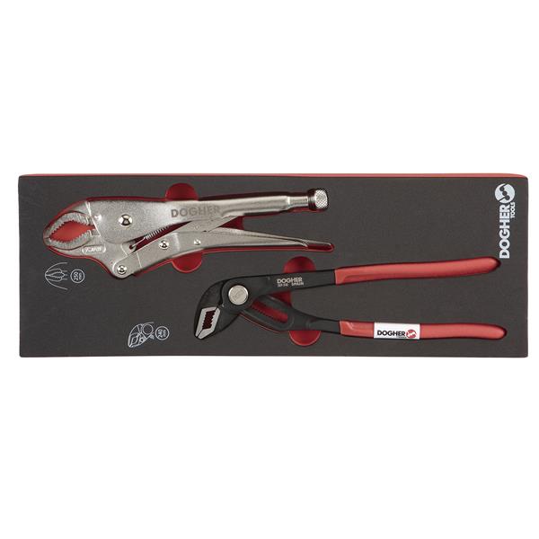 B. COMB 1/4 2PCS TENAZA Y GRIP
