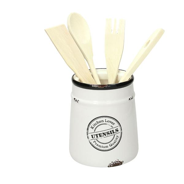 SERIE URBAN CHIC. BOTE UTENSILIOS 12 CM.