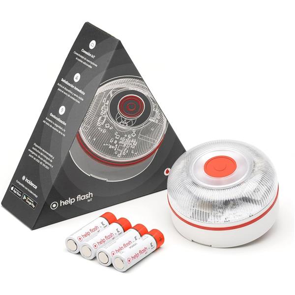 LUZ EMERGENCIA HELP FLASH V16 CON GEOLOCALIZACION