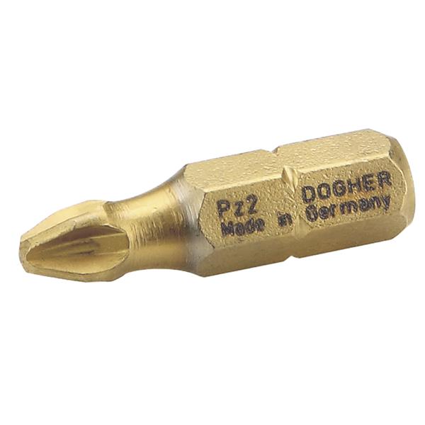 PUNTAS DE ATORNILLAR S2 TITANIO PZ3 (5 und)