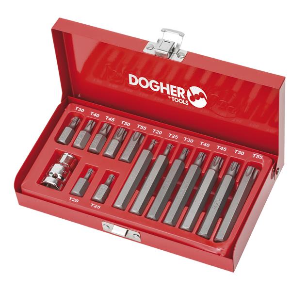 ESTUCHE PUNTAS10MM TORX 15PCS