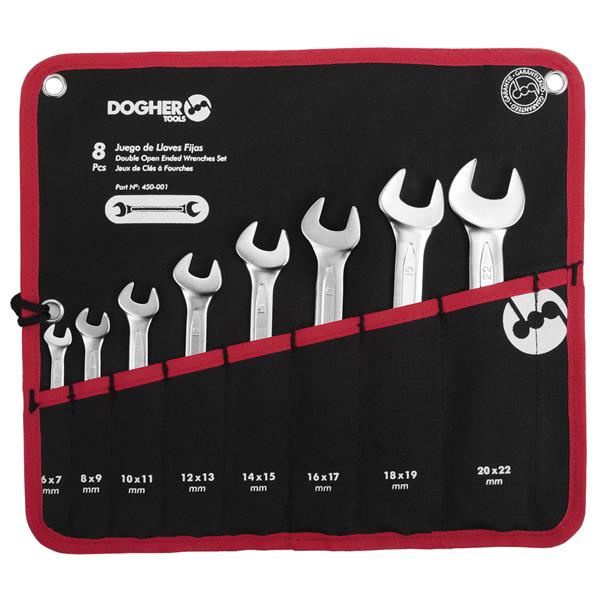 BOLSA 8 LLAVES DOBLE BOCA ABIERTA 6x7 A 20x22