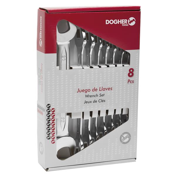 CAJA 8 LLAVES DOBLE BOCA ABIERTA