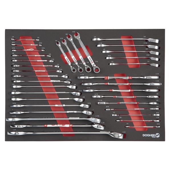 B.COMB.ENTERA 35PCS LLAVES SAE