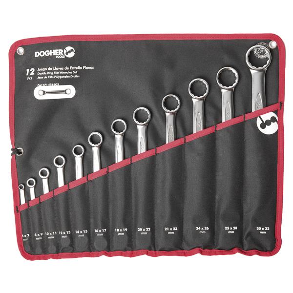 BOLSA DE NYLON 12PCS DOBLE ESTRE PLANA
