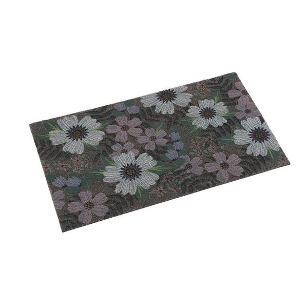 FELPUDO FLORAL 40X70 CM.