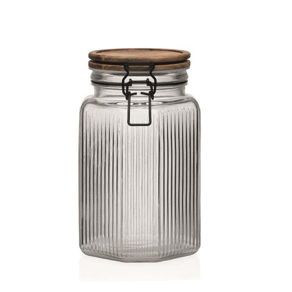 BOTE C/TAPA 1500ML.ACACIA 11,4X12,2X19,8
