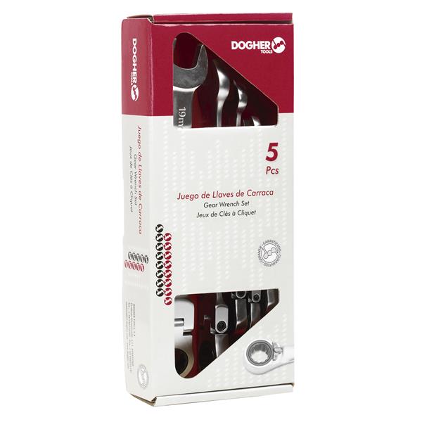 CAJA 5 LLAVES COMB. CARRACA FLEX