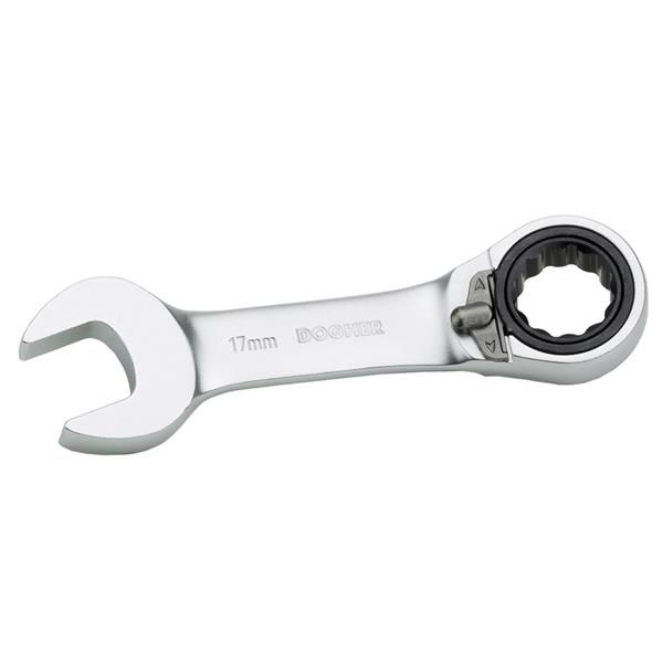 LLAVE COMBINADA DE CARRACA CORTA CrV 10