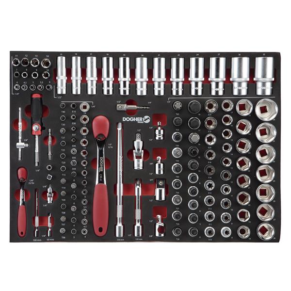 BAN.ESPUM VASOS 1/4 Y 1/2 132PCS ENTERA