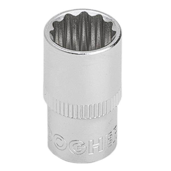 VASO BIHEXAGONAL 1/4 CrV 9MM