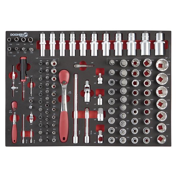 B.COMB.ENTERA 115PCS VASOS SAE 1/4Y1/2