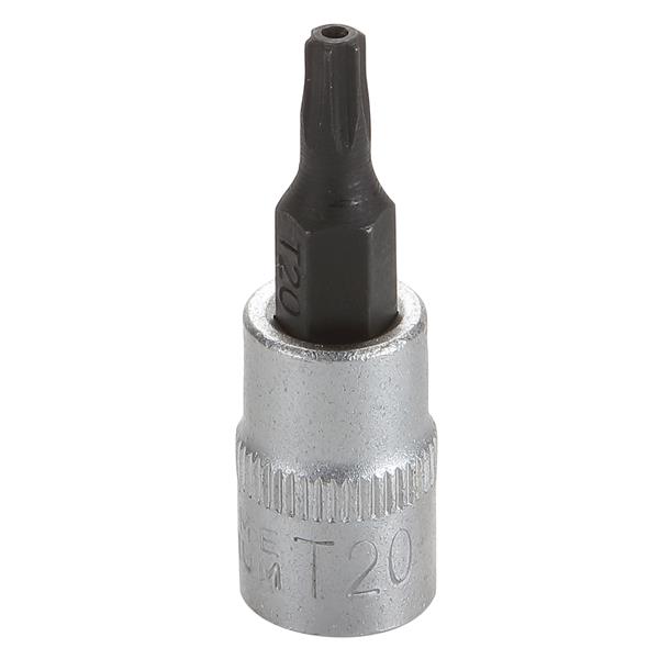 VASO CON PUNTA S2 1/4 TORX SEGURIDAD T25