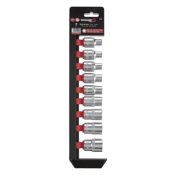 JUEGO 9 UD.TORX HEMBRA 1/2