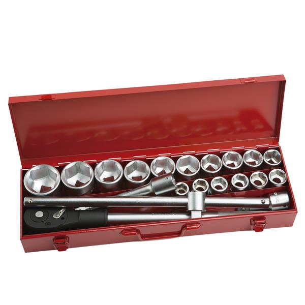 ESTUCHE METALICO 20 PZAS VASOS BIHEX 3/4