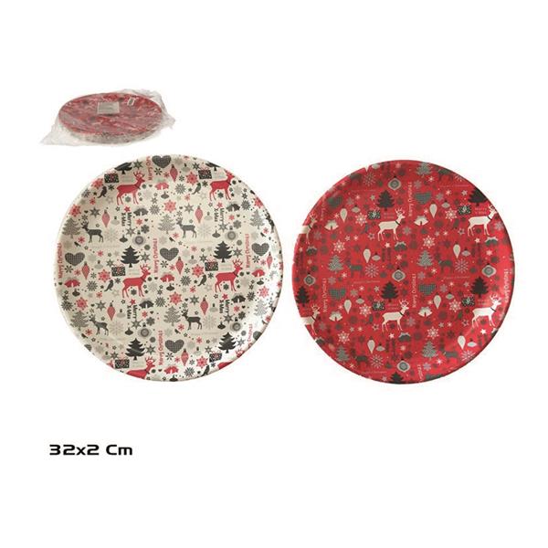 BAJO PLATO MOSAICO LUH 32 CM. SURTIDO