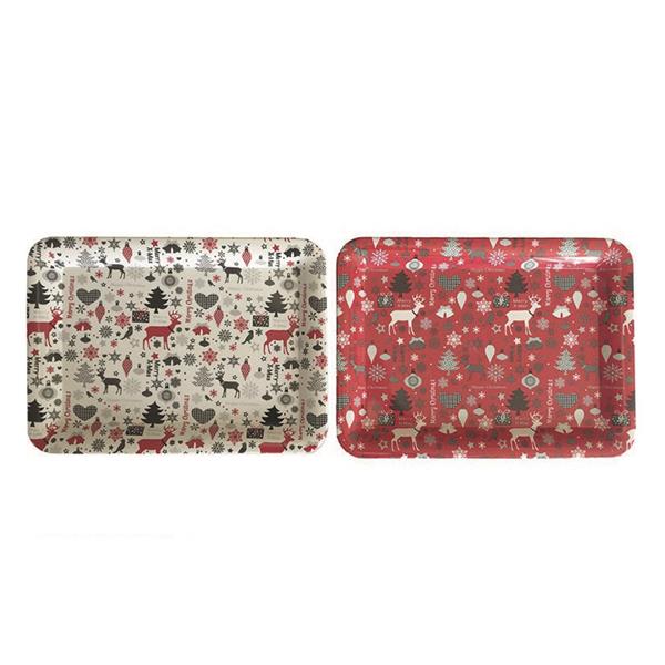 BANDEJA  MOSAICO LUH 33X24CM. SURTIDO