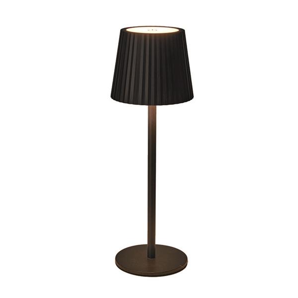 LÁMPARA DE MESA 9X27 CM NEGRA