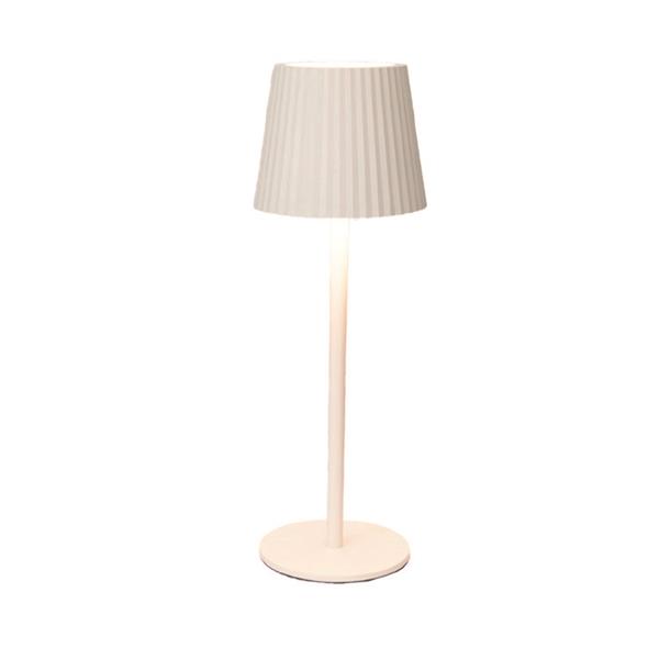 LÁMPARA DE MESA 9X27 CM BLANCA
