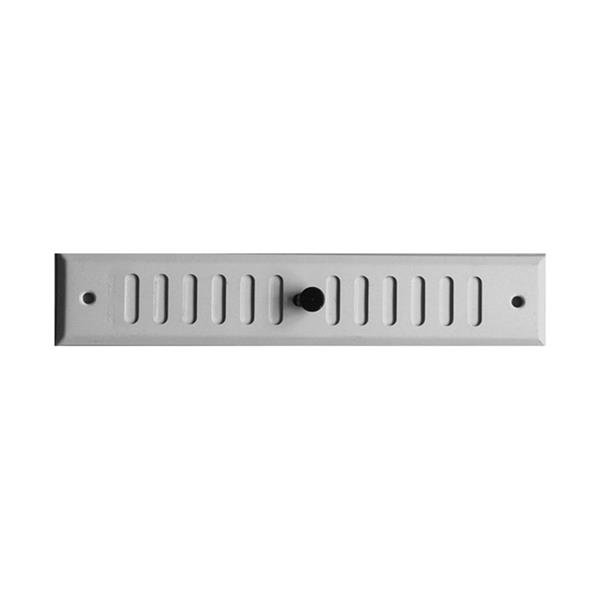 REJILLA VENTILACION REGULABLE  4.5X24 BL