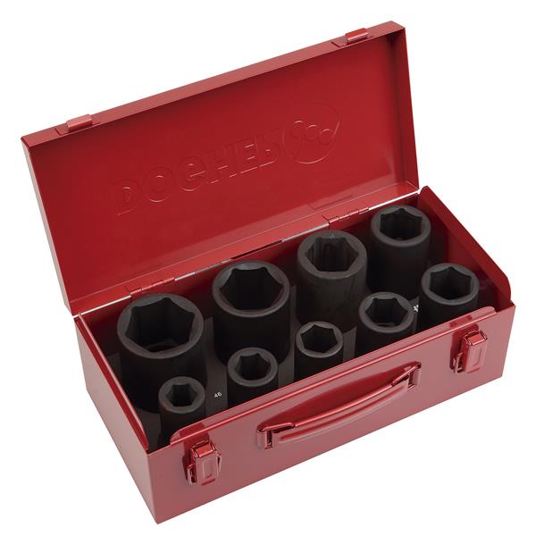 Juego 9 VASOS IMPACTO de 3/4 de 19 a 46mm Dogher