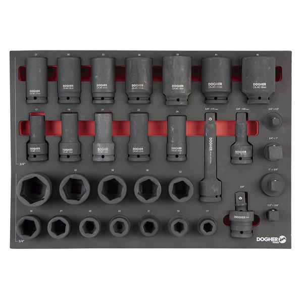 B.COMB.1 31PCS V.IMPAC. HEX.3/4 ENTERA
