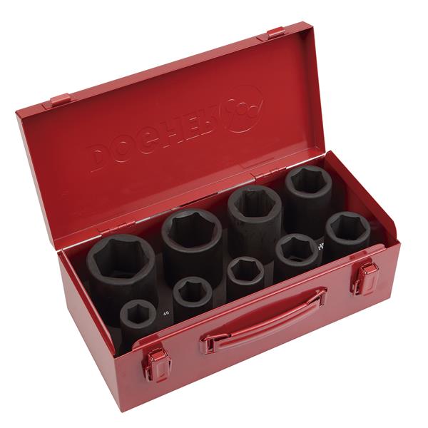 JUEGO 9 VASOS IMPACTOLARGO3/4 DE 19A46MM