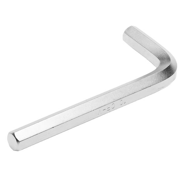 LLAVE MACHO HEXAGONAL CORTA CROMADA 10MM