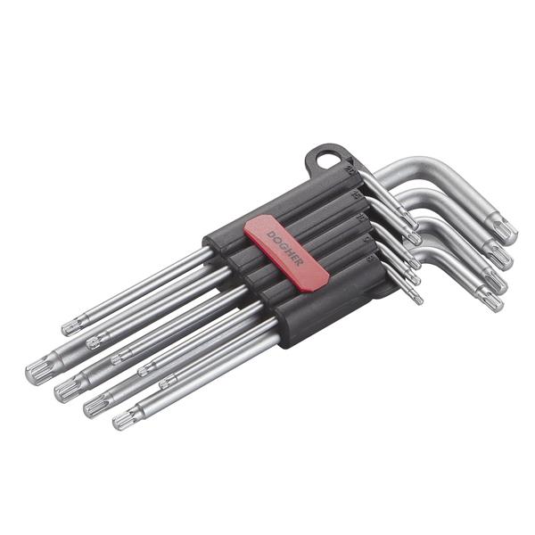 JUEGO L/MACHO TORX 9PZAS T8-T40 PROFIX