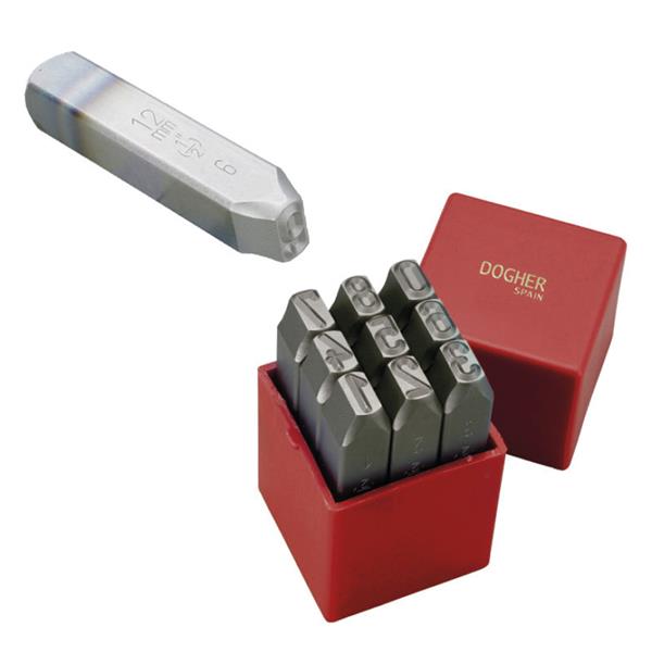 JGO DE 9 PUNZONES NUMERICOS 8.0MM (5/16)