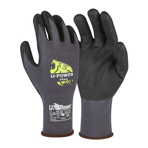 U-POWER FLEX Nero/grigio Conf=12 Pa