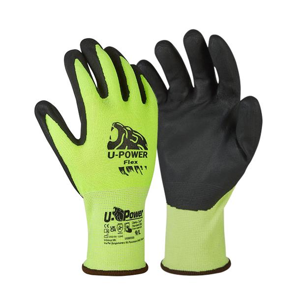 U-POWER FLEX Verde fluo/nero Conf=12 Pa