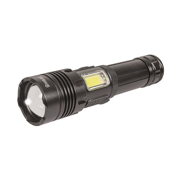 LINTERNA LED ALUM. 800LM RECARG. MALET.