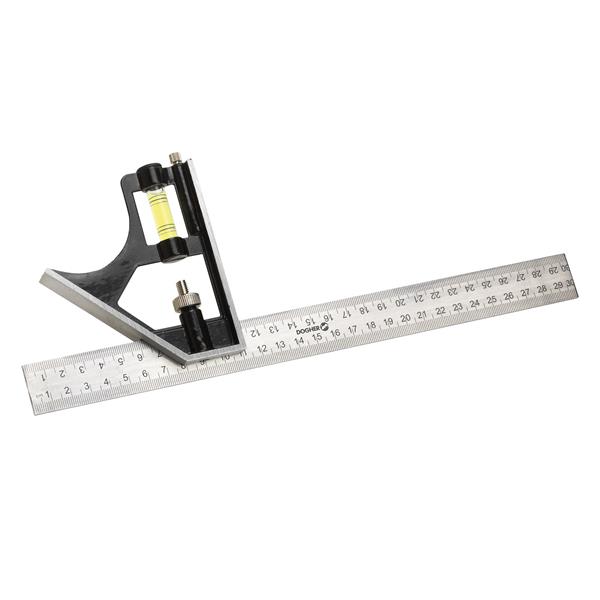 ESCUADRA COMBIN.C/NIVEL 300x24.5x1.8MM