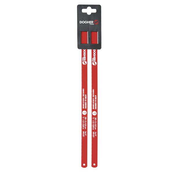 JUEGO HOJAS CARBONO 300X13X0,65 24Z 2PZS